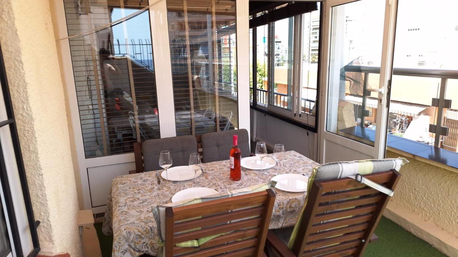 Atico Centrico, 50M De La Playa, Vista Al Mar, Wifi Fibra, Gran Terraza Apartment Calpe Bagian luar foto